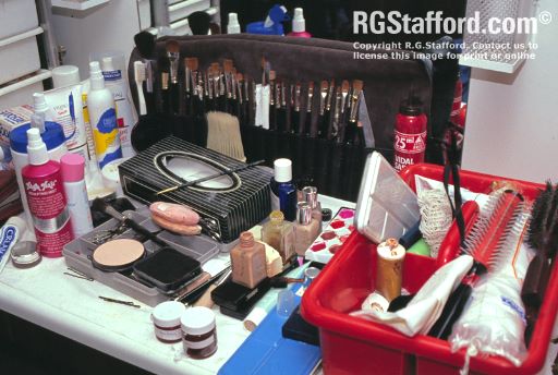 Make-up kit at the BBC