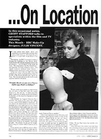 On Location - Video Maker April 1990 issue